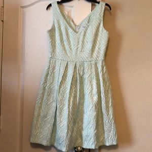 Calvin Klein sea foam green dress